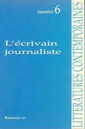 Ecrivain journaliste (L')